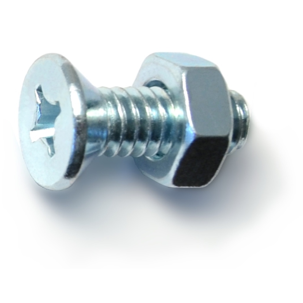1/4-20 x 3/4Ph Fl Mach w/nut