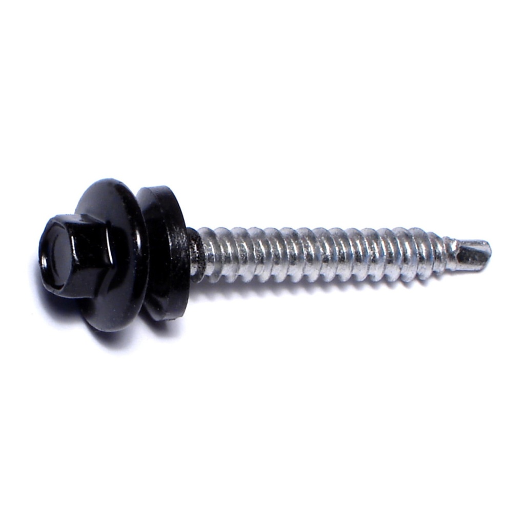 10 x 1-1/2 Pl Brn Scr Black