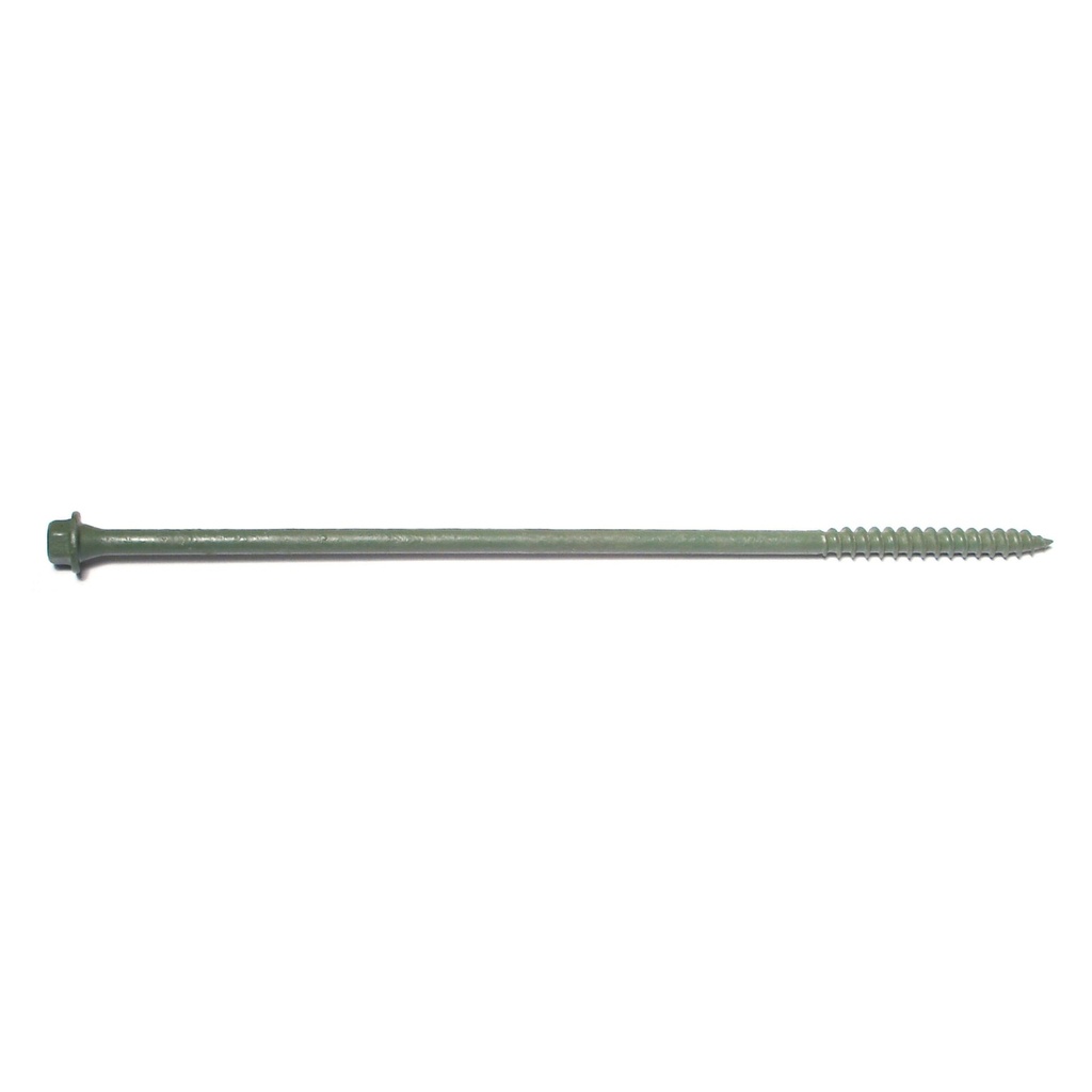 1/4 x 8 Hex Timber Green