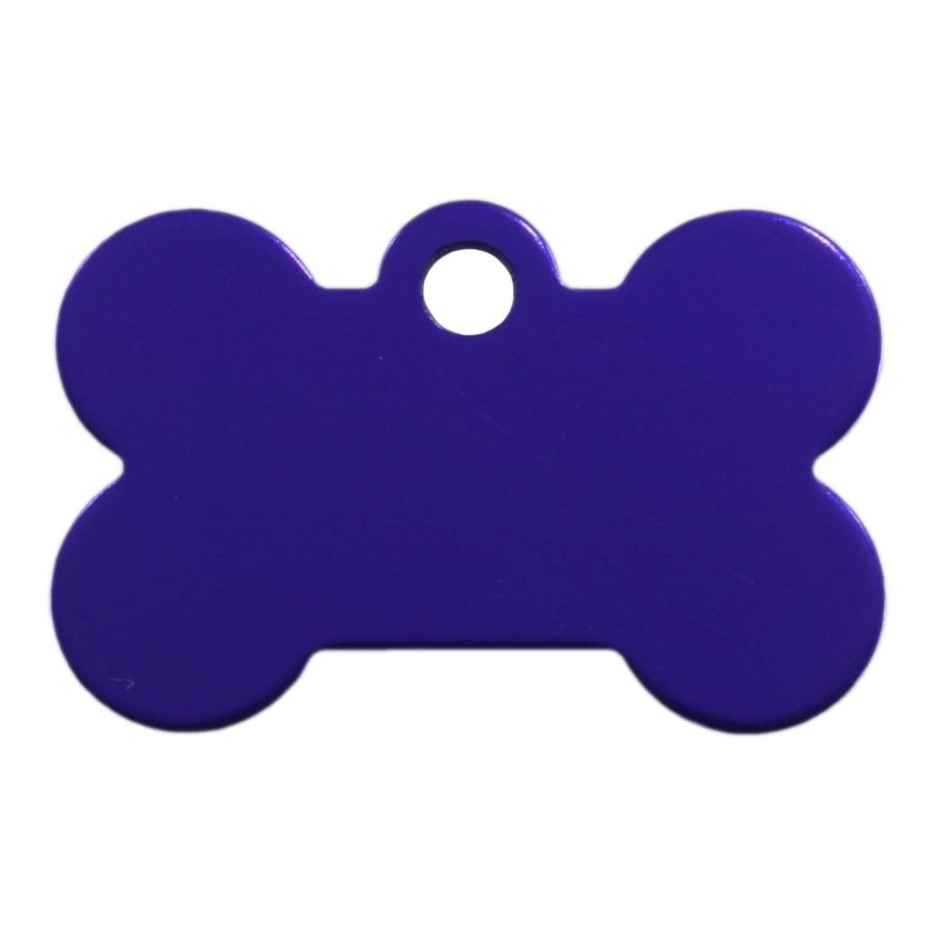 [MF308910] Small Bone Pet Tag Purple