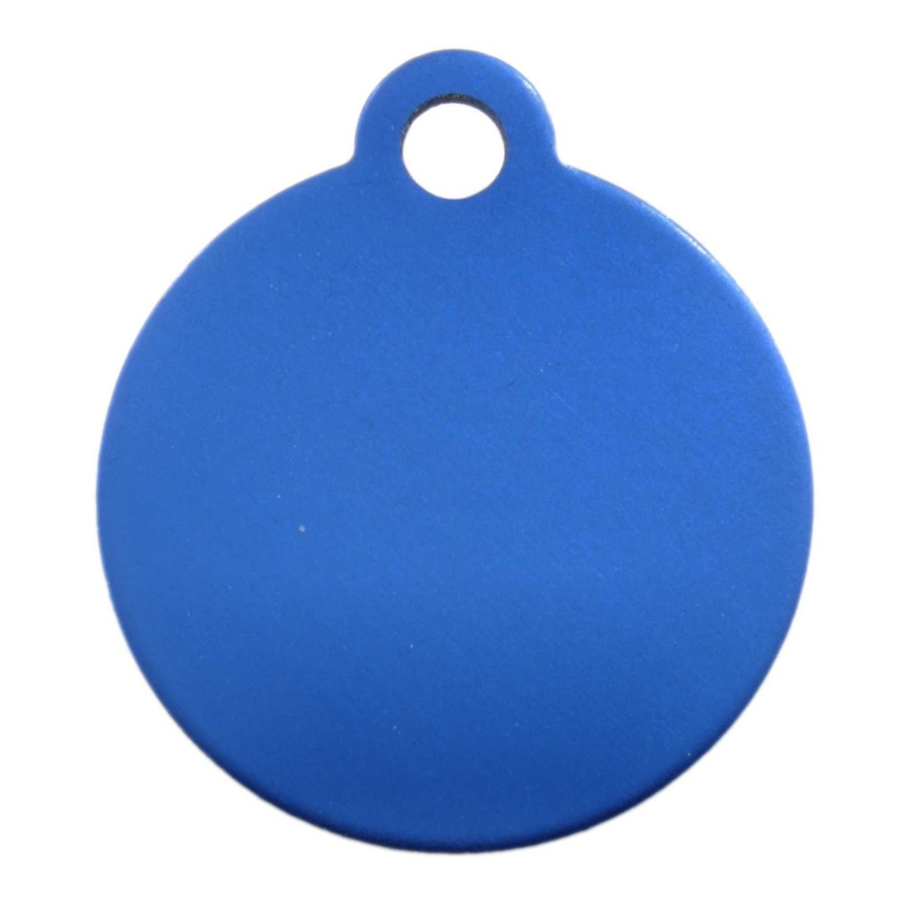 [MF308921] Small Circle Pet Tag Blue