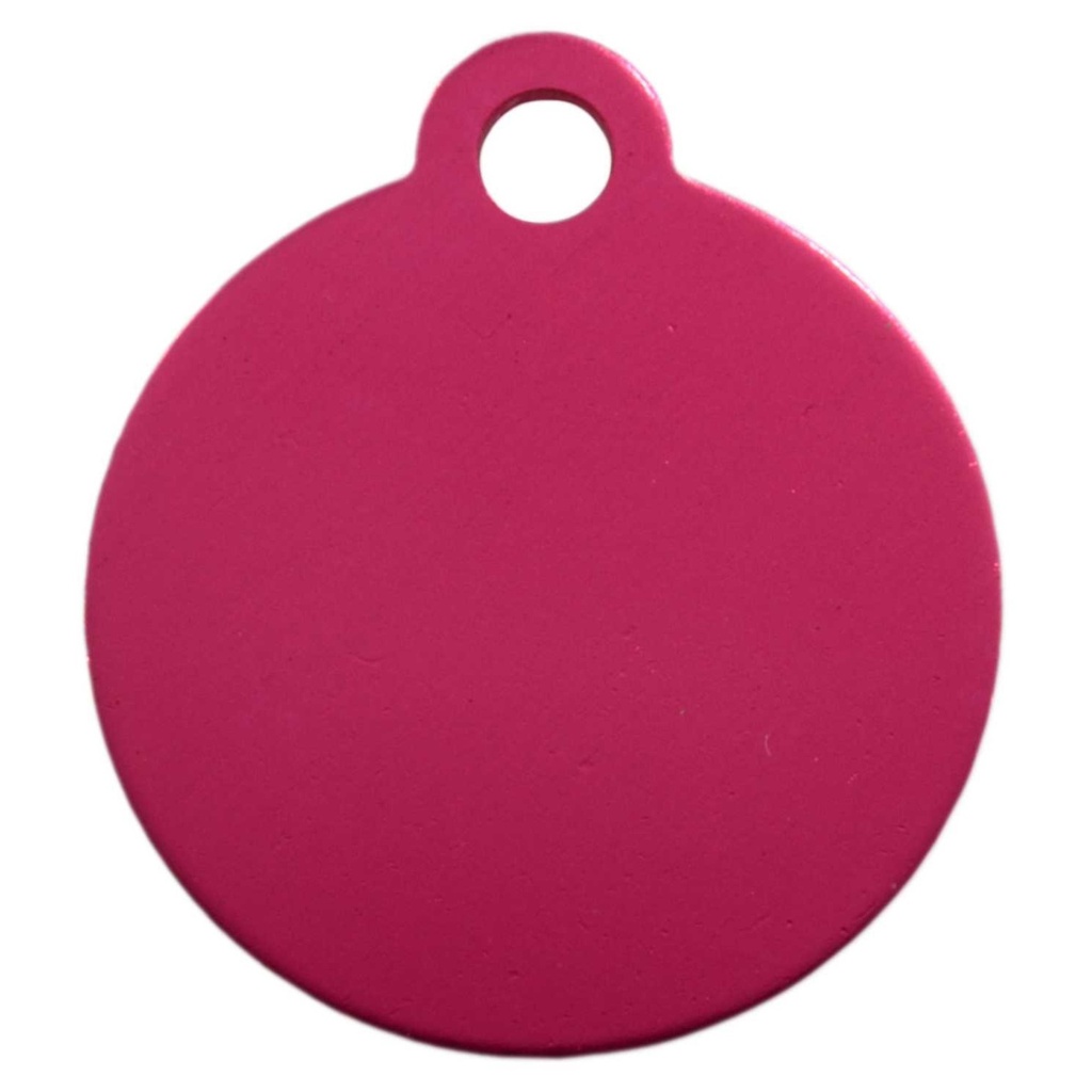 [MF308924] Small Circle Pet Tag Pink
