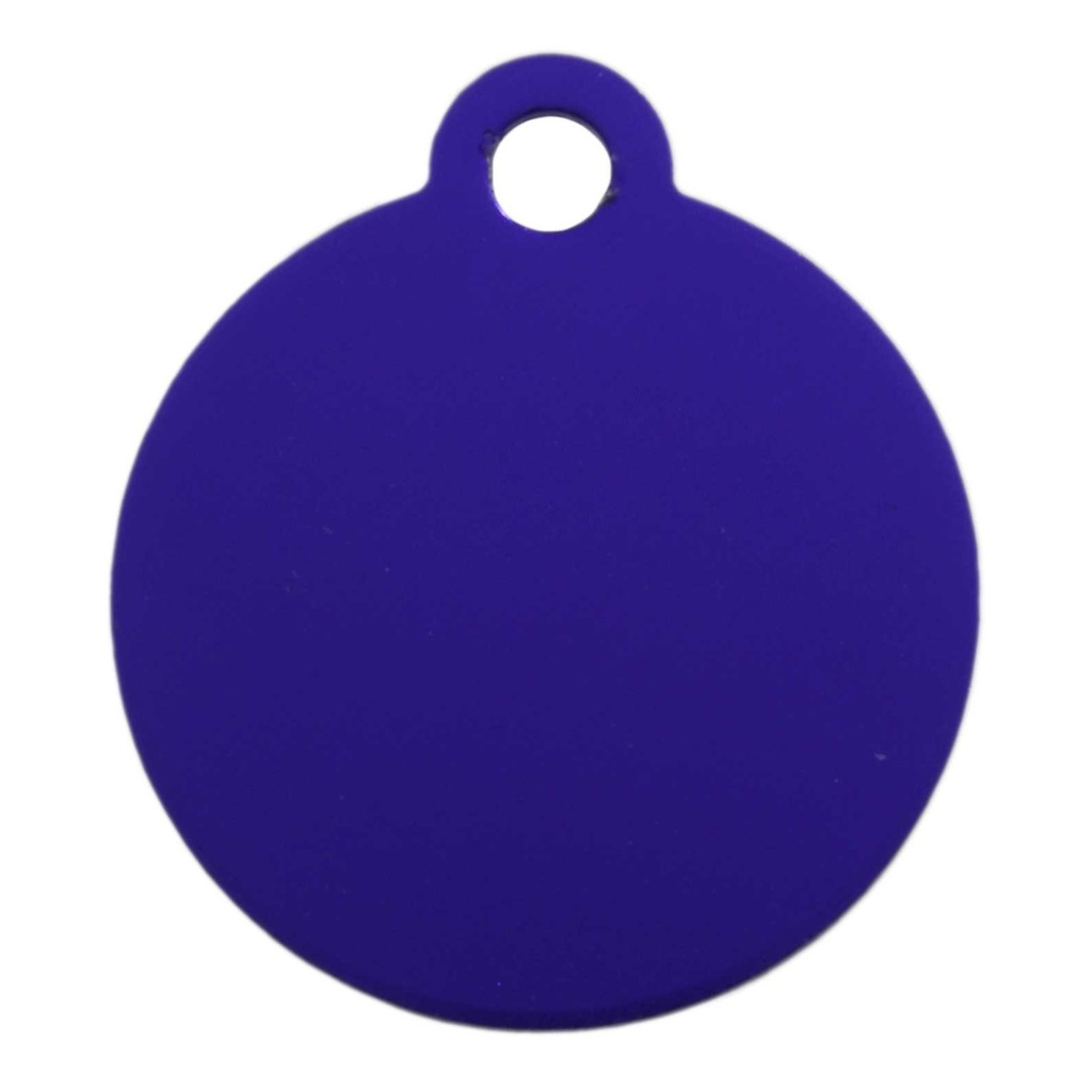 [MF308925] Small Circle Pet Tag Purple