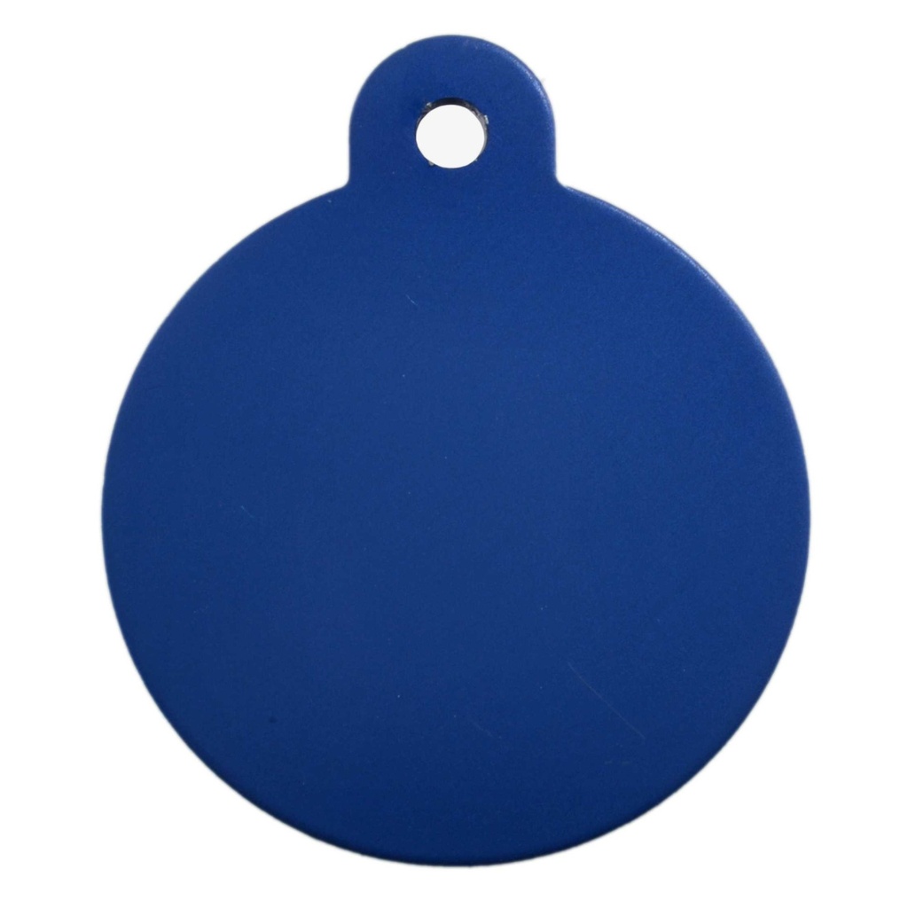 [MF308928] Large Circle Pet Tag Blue