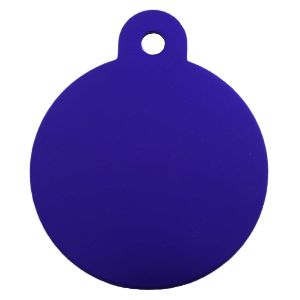 [MF308931] Large Circle Pet Tag Purple
