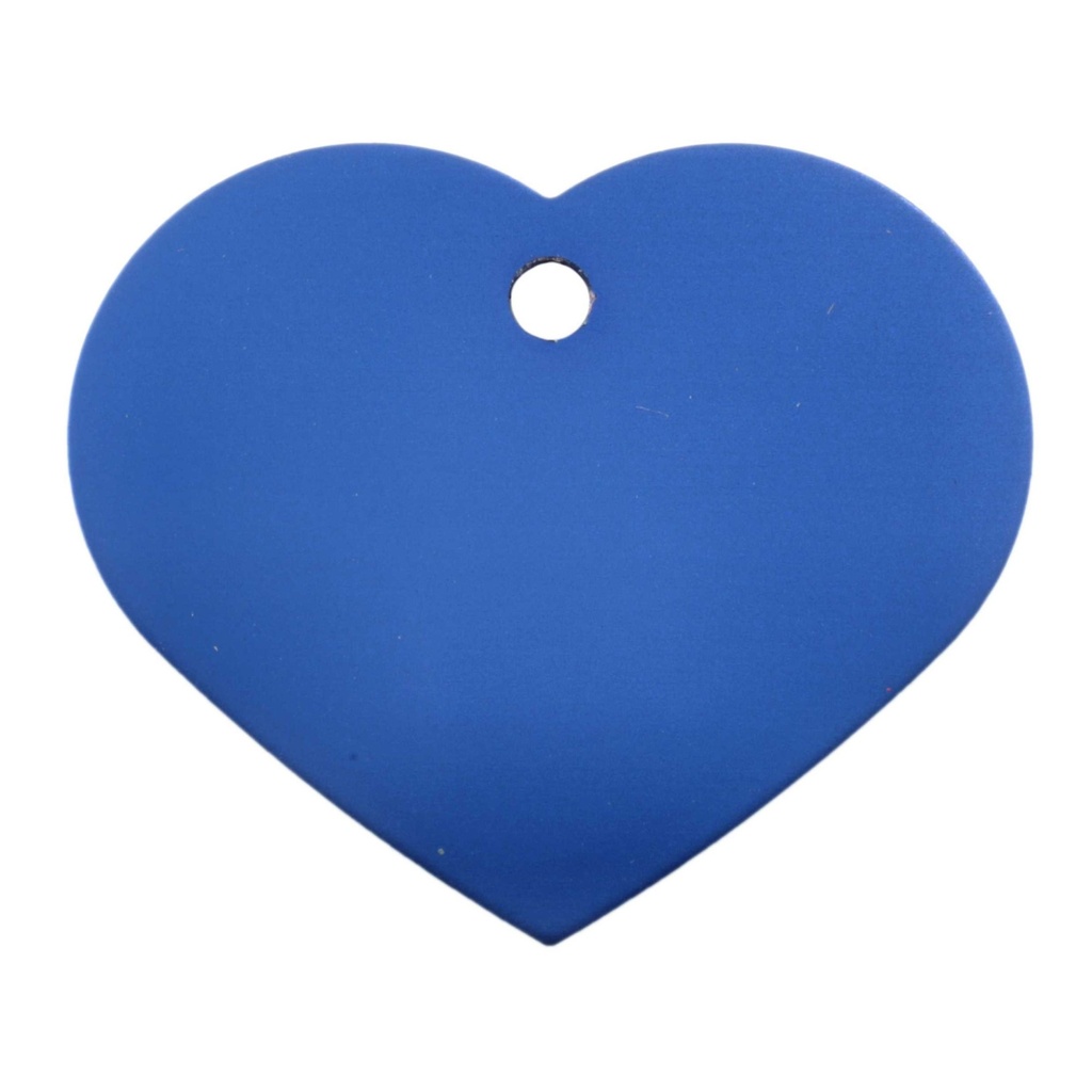[MF308940] Large Heart Pet Tag Blue