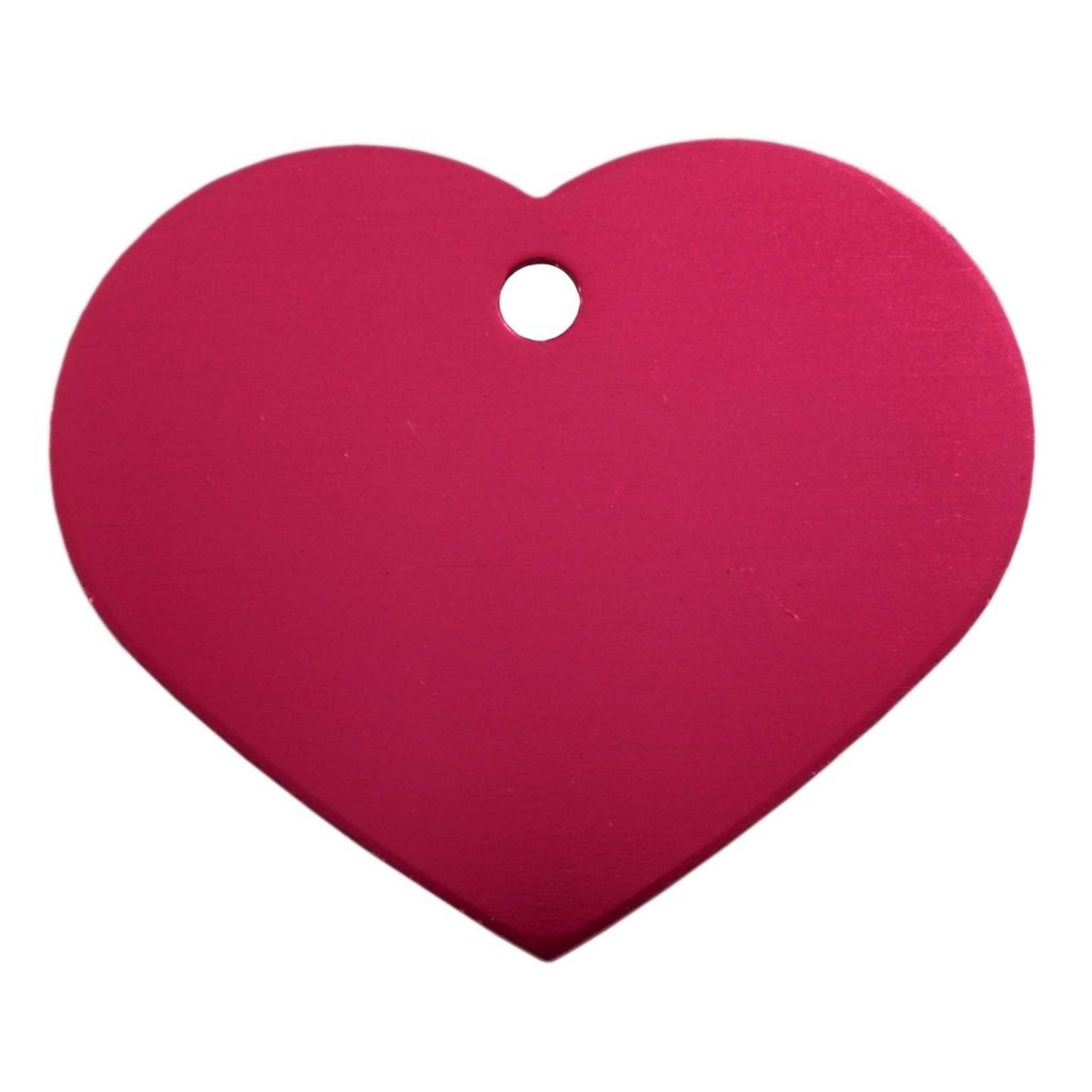[MF308942] Large Heart Pet Tag Pink