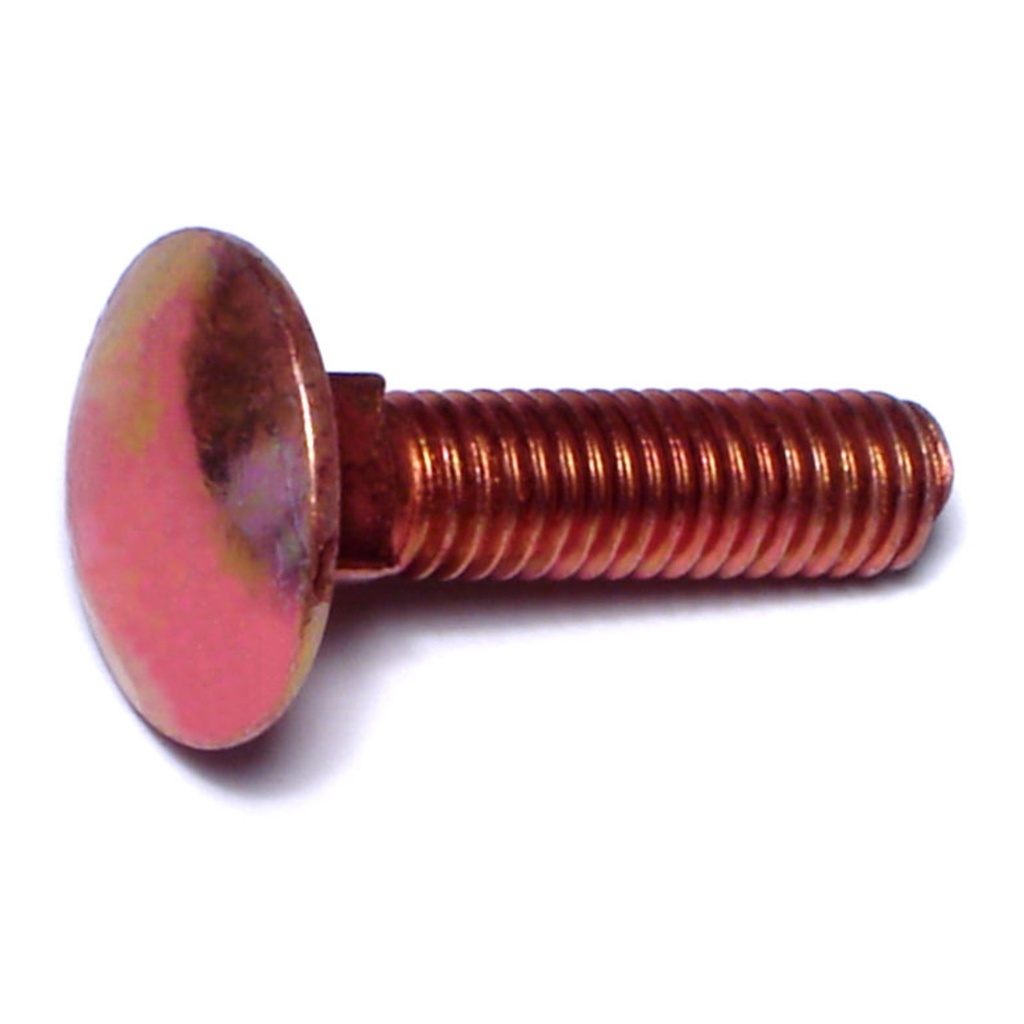 6mm-1.0 x 25mm Carriage Bolt Zn