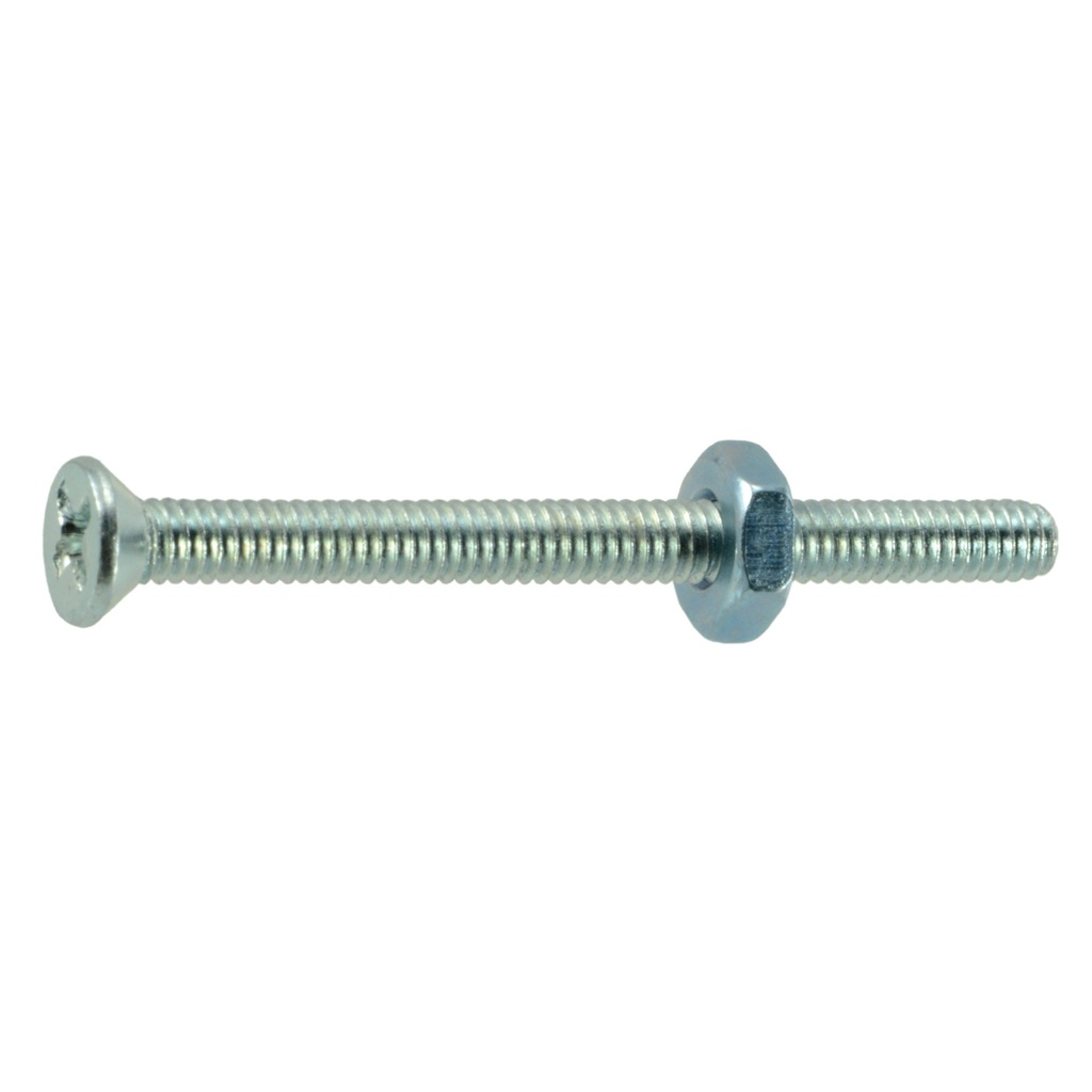 8-32 x 2Ph Fl Mach w/nut