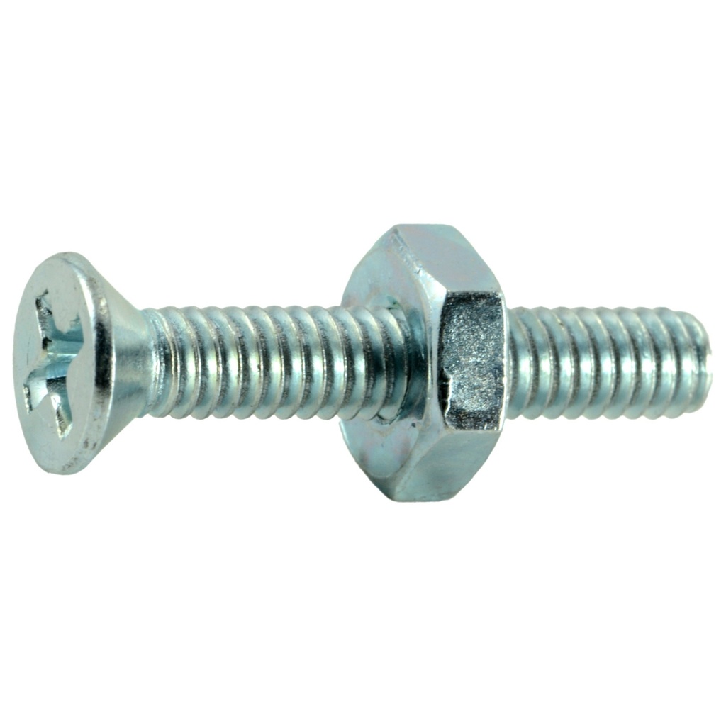 8-32 x 1Ph Fl Mach w/nut