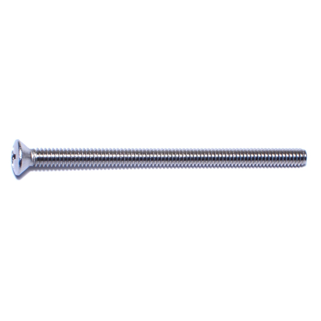 1/4-20 x 4 Ph Oval MS SS
