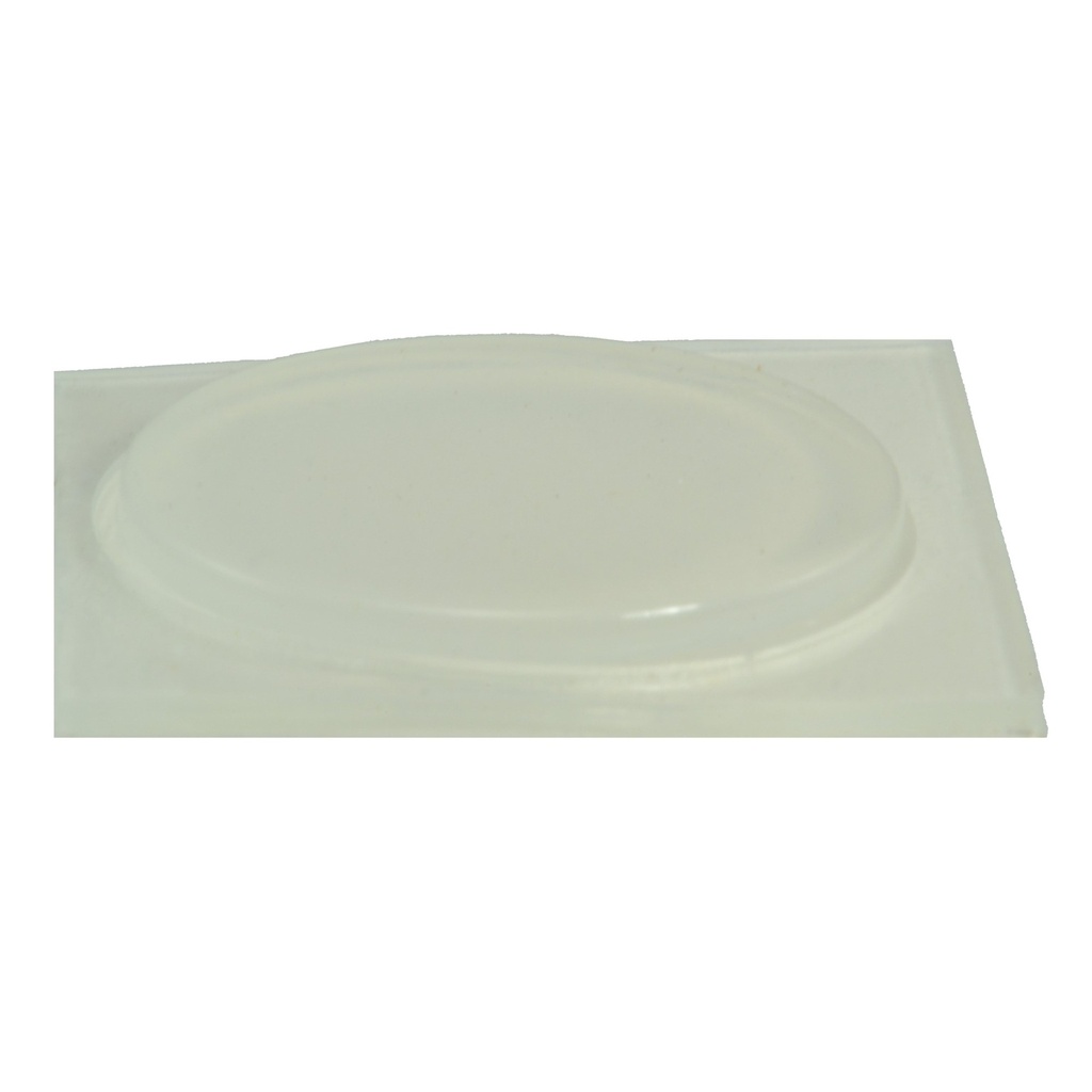 3/4" Vinyl Circle Clr