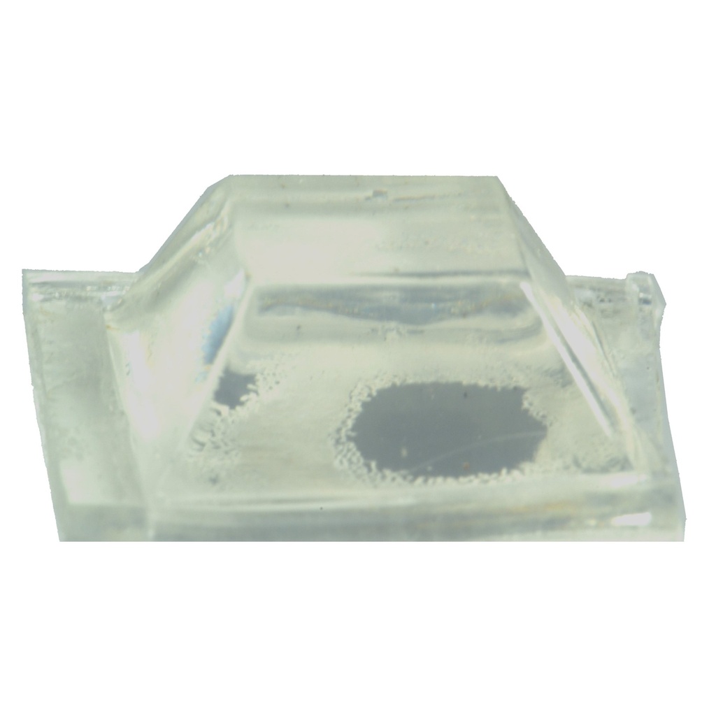 1/2" Vinyl Square Clr