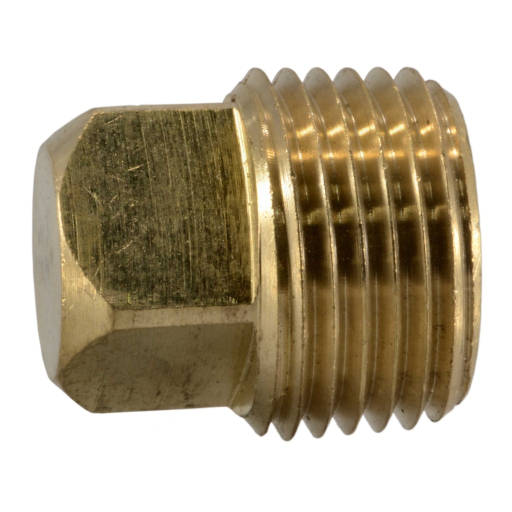 3/8 IP Sq Head Plug Br