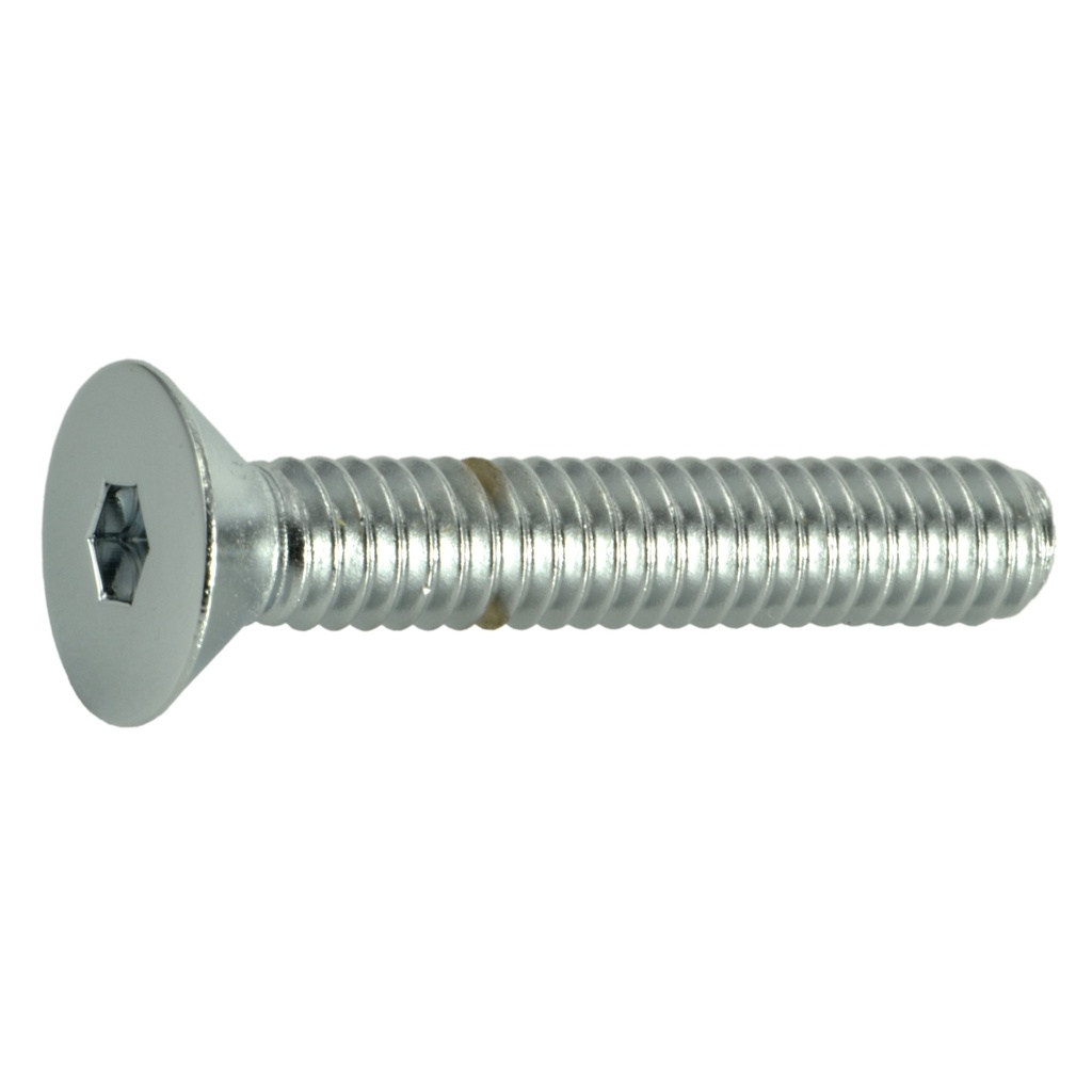 1/4-20 x 1-1/2 Flat Socket Chrm