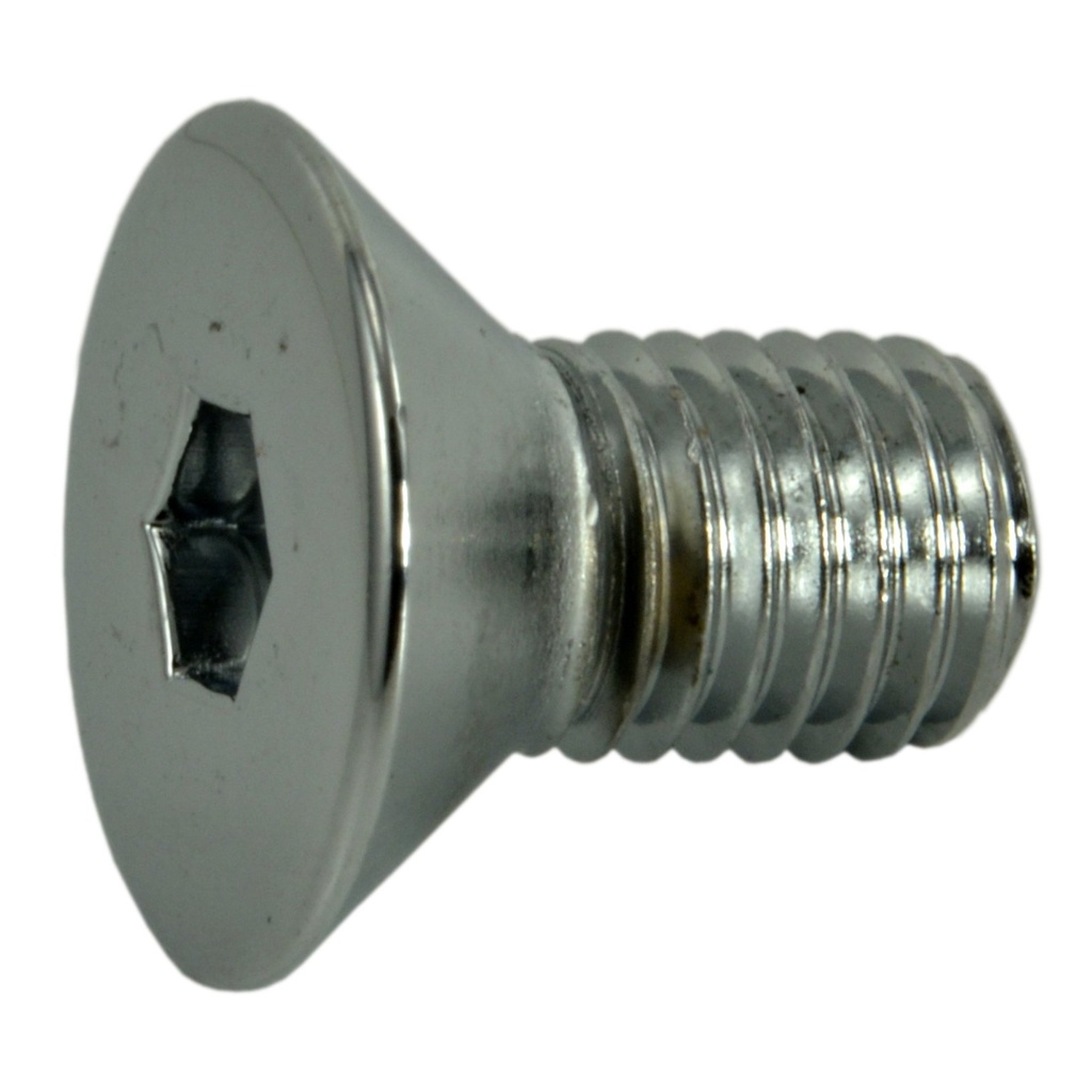 1/4-28 x 1/2 Flat Socket Chrm