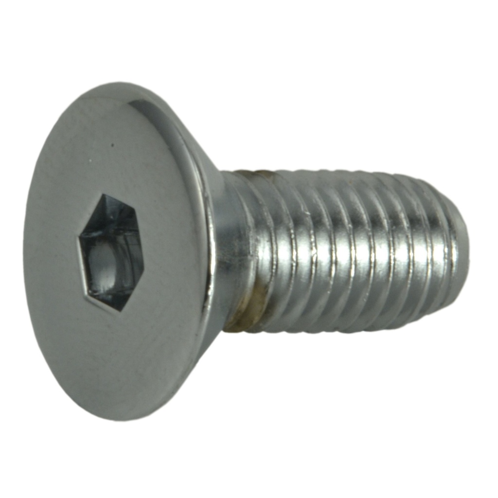 1/4-28 x 5/8 Flat Socket Chrm