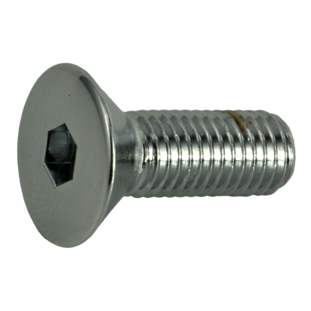 1/4-28 x 3/4 Flat Socket Chrm