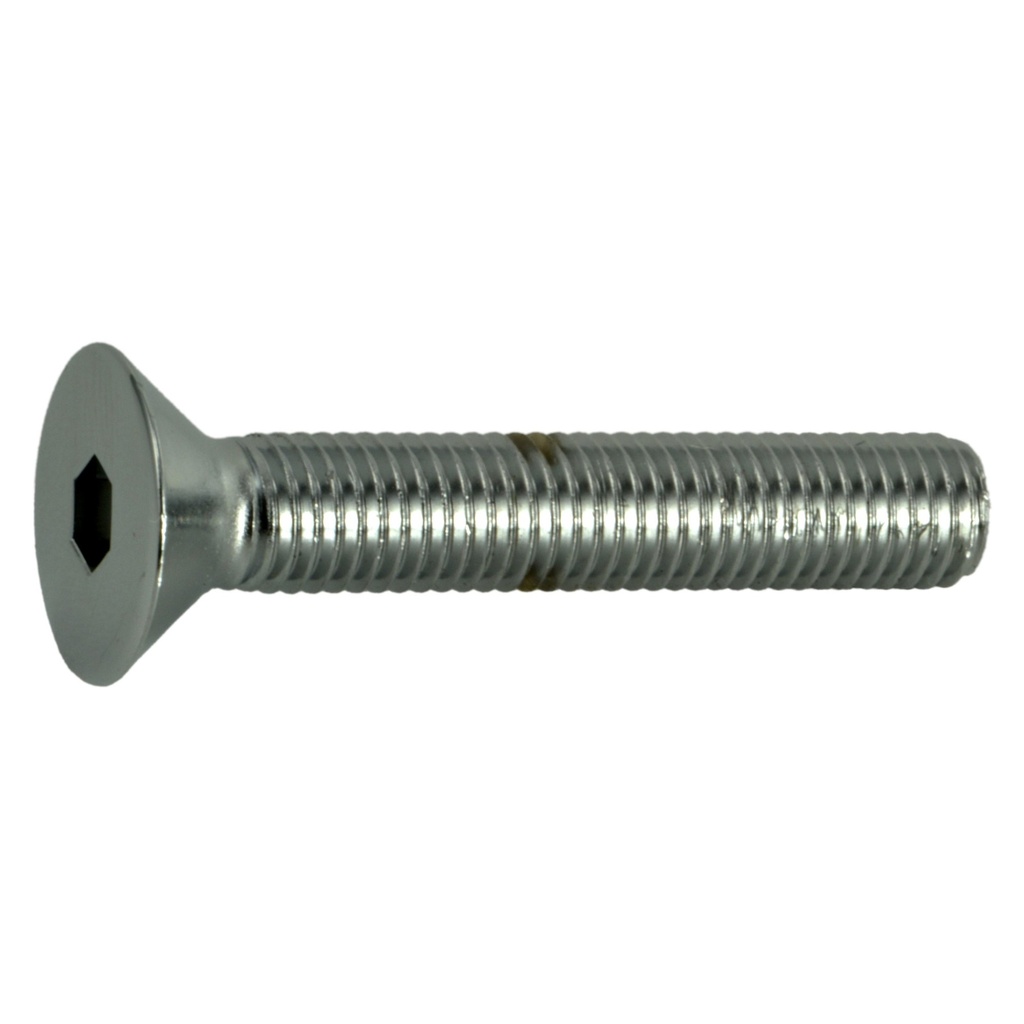 1/4-28 x 1-1/2 Flat Socket Chrm