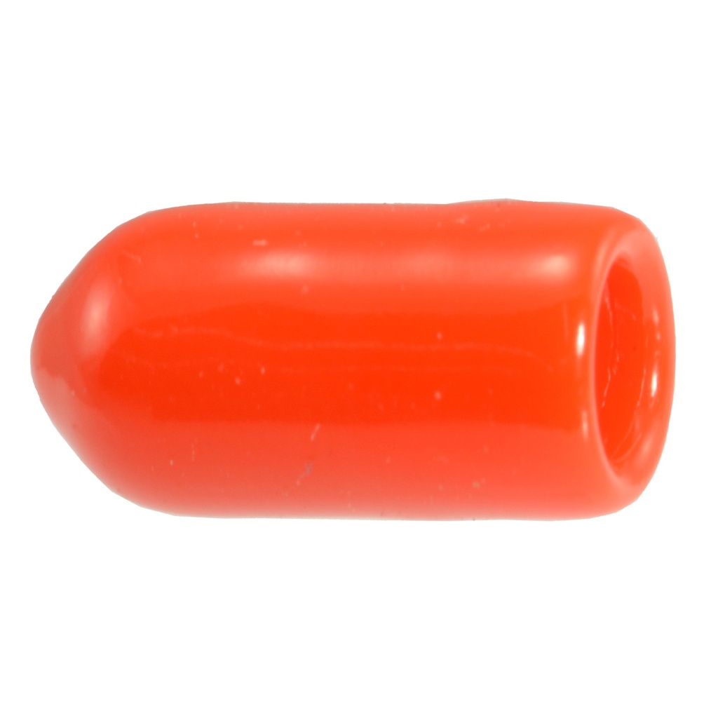 1/4 x 5/8 Vac Cap Red Vnyl