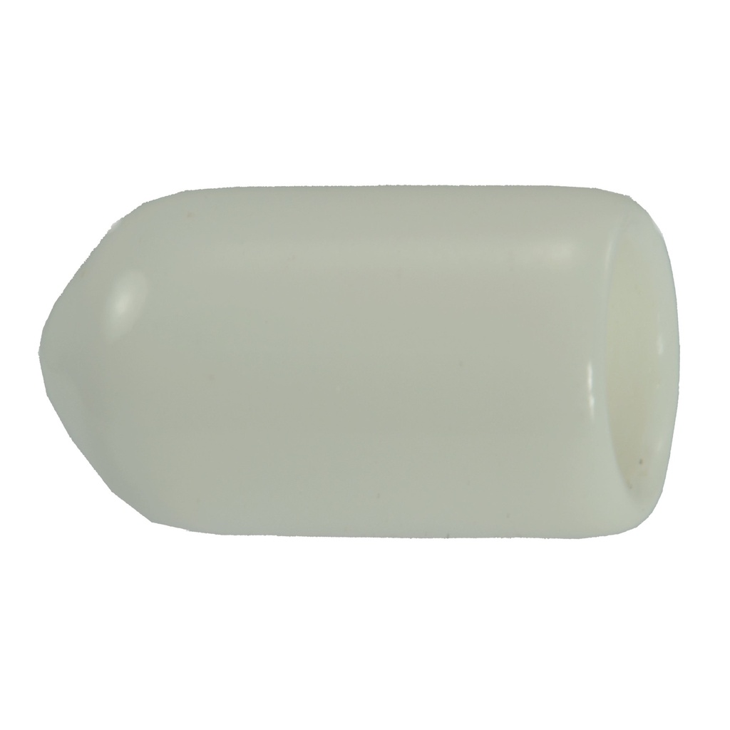 5/16 x 5/8 Vac Cap Wht Vnyl