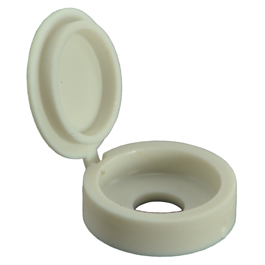 #8-10 Hinge Cap White