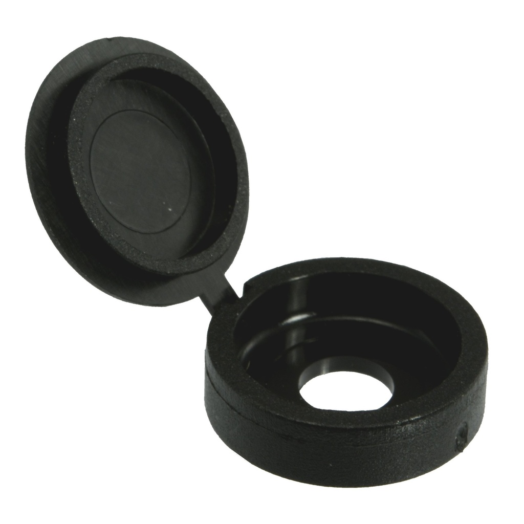 #8-10 Hinge Cap Black