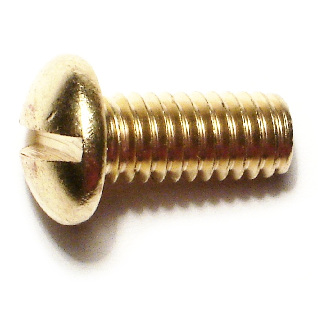 5/16-18 x 3/4 Sl Rd Mach Sc Br