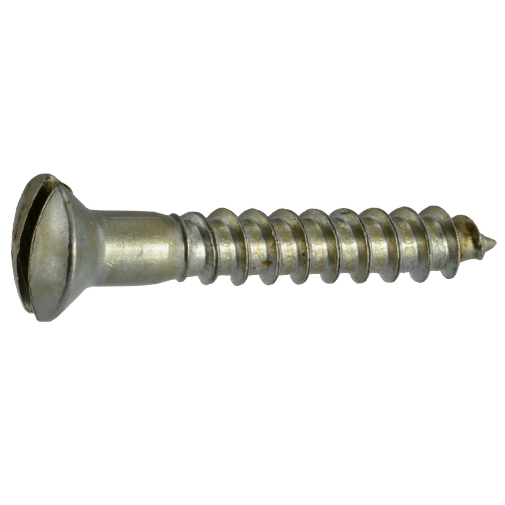 10 x 1-1/4 Sl Oval Butt Scr