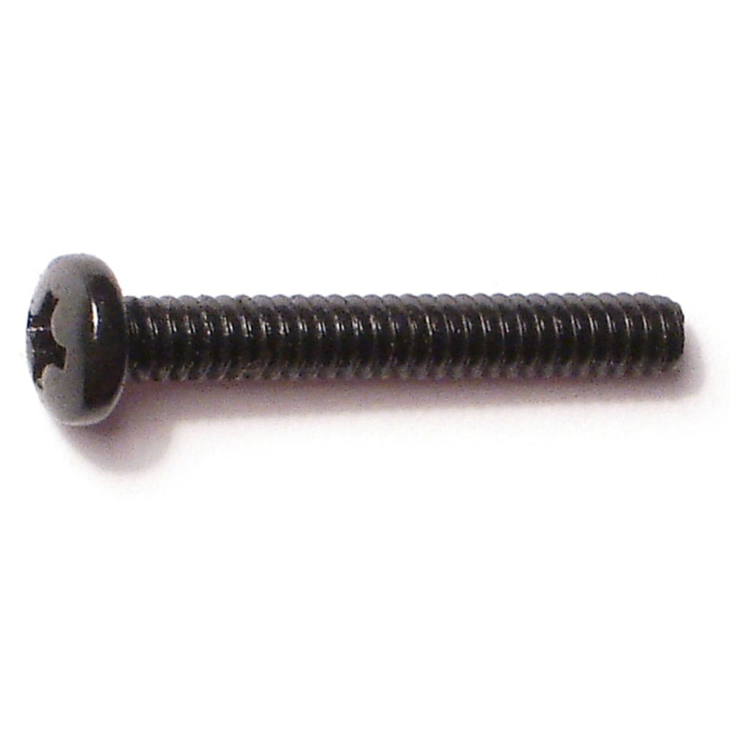 6-32 x 1 Ph Pan MS Black