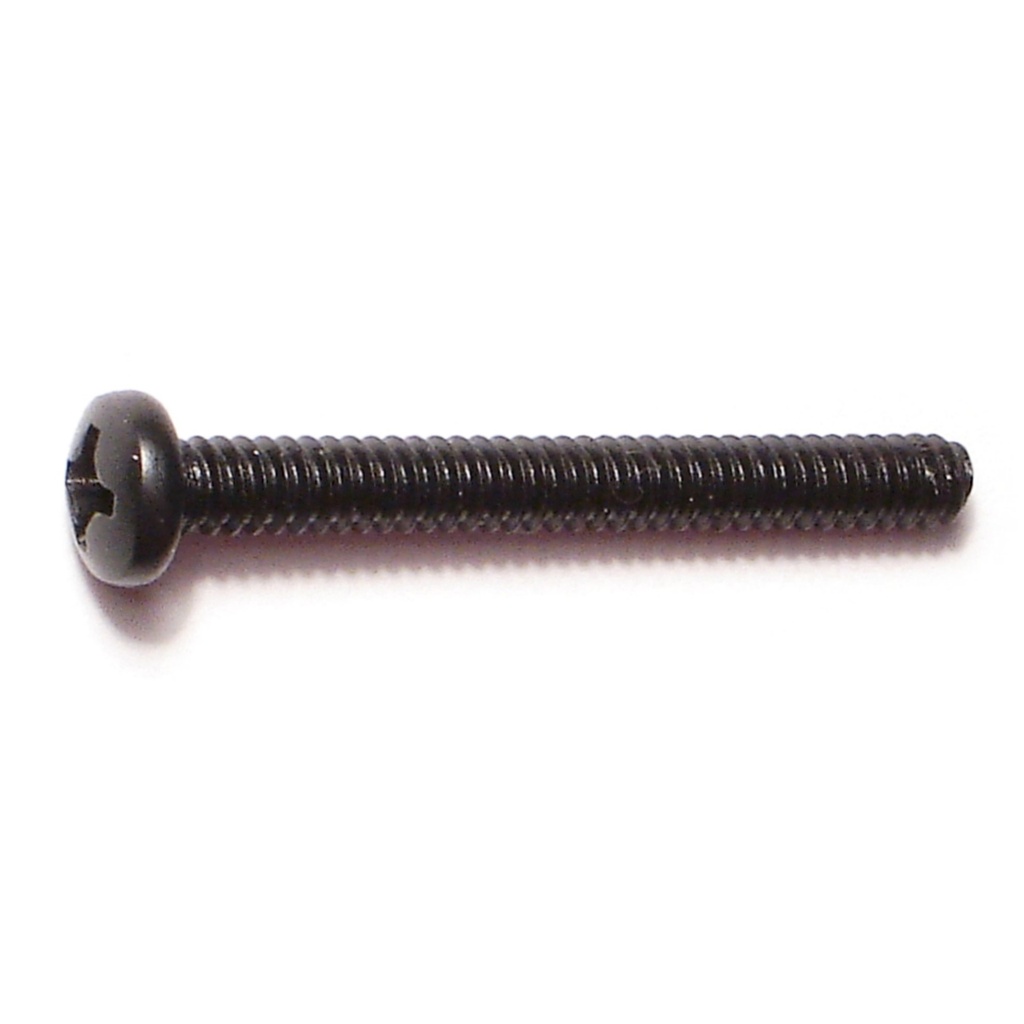 6-32 x 1-1/4 Ph Pan MS Black
