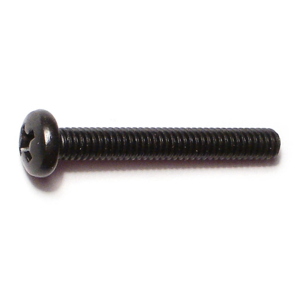8-32 x 1-1/4 Ph Pan MS Black