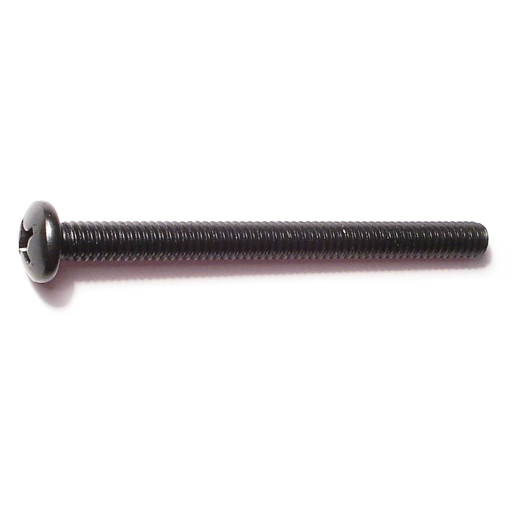 1/4-20 x 3 Ph Pan MS Black