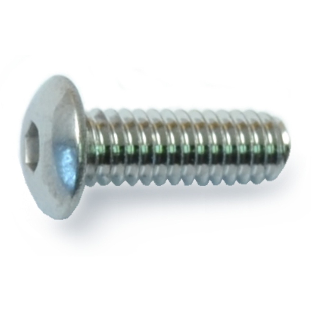 8-32 x 1/2 Button Sckt PlSS