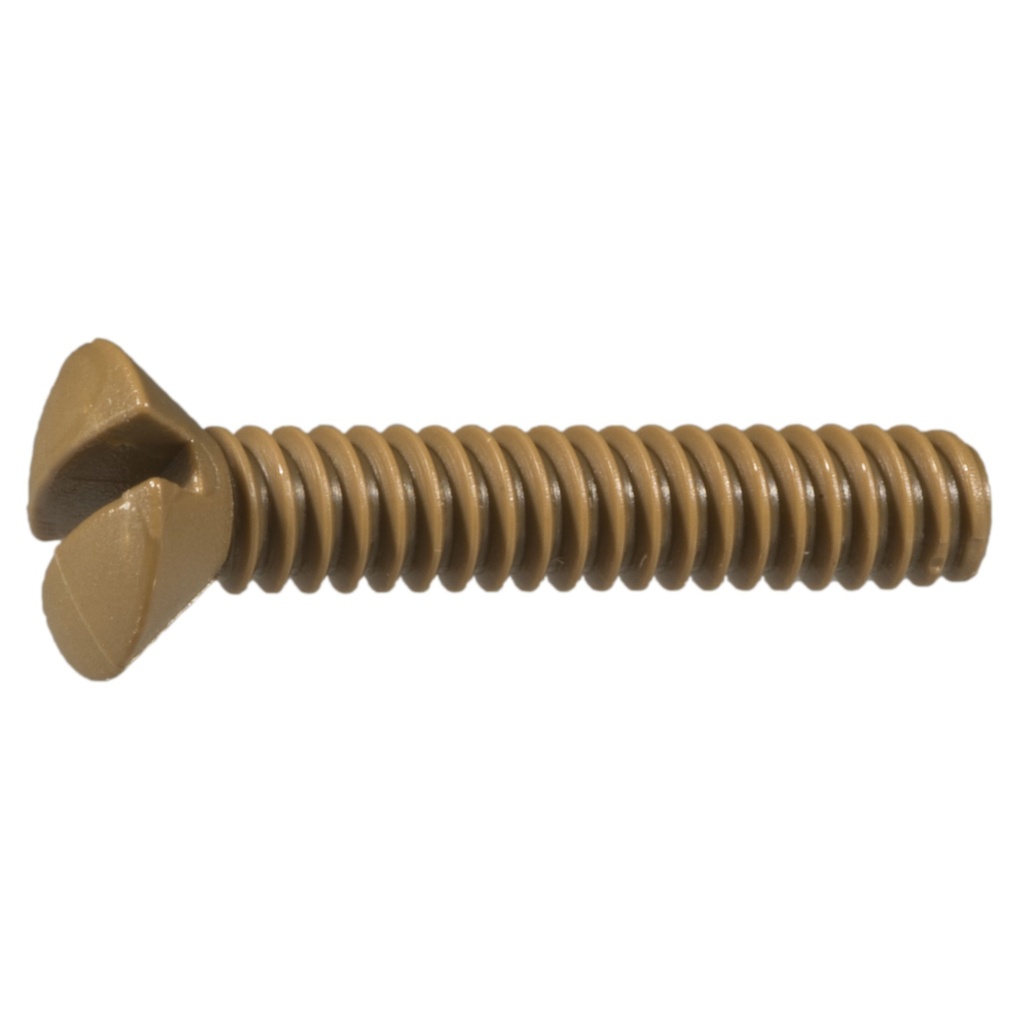 6-32 x 3/4 Br Nyl Sw Pl Scr