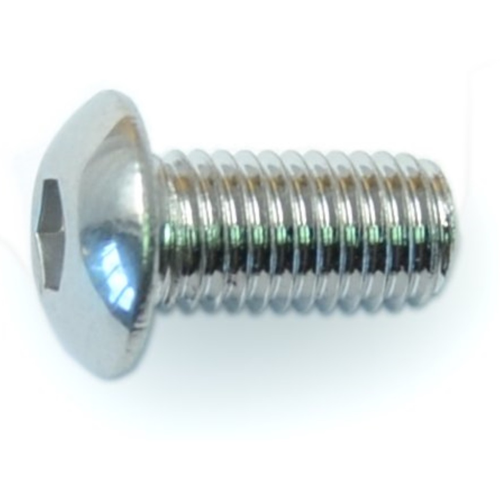 1/4-28 x 1/2 Button Sckt PlSS