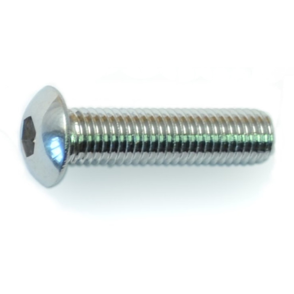 1/4-28 x 1 Button Sckt PlSS
