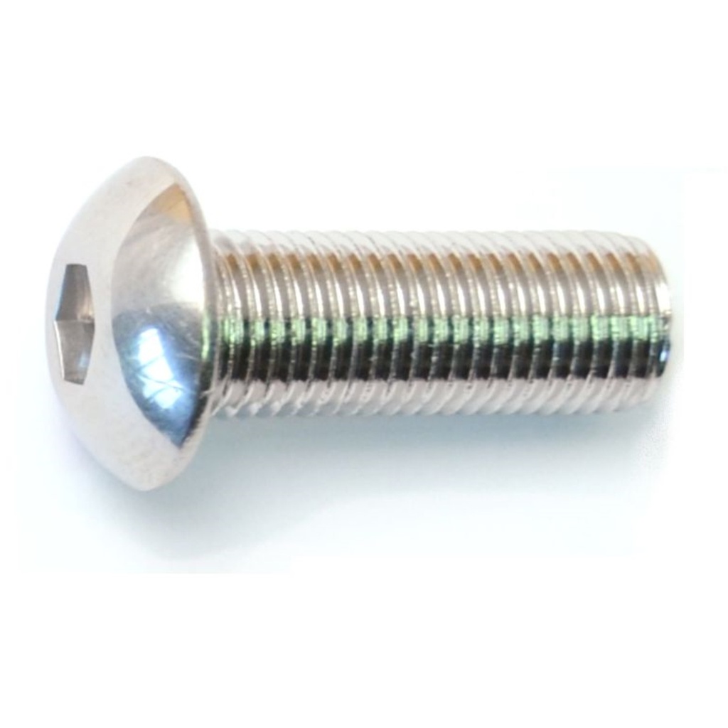 3/8-24 x 1 Button Sckt PlSS