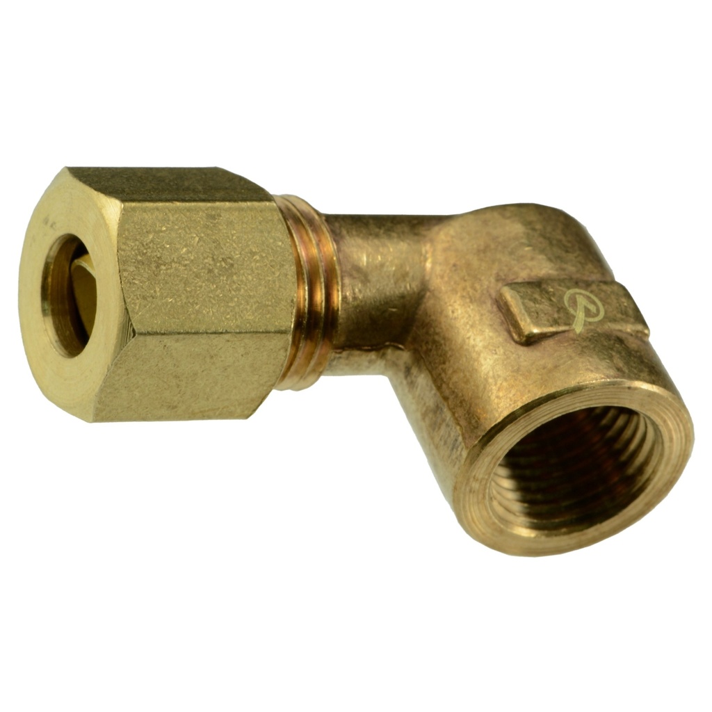 [MF34468] 1/4OD x 1/8FIP Cmprs Ppe Elb Br