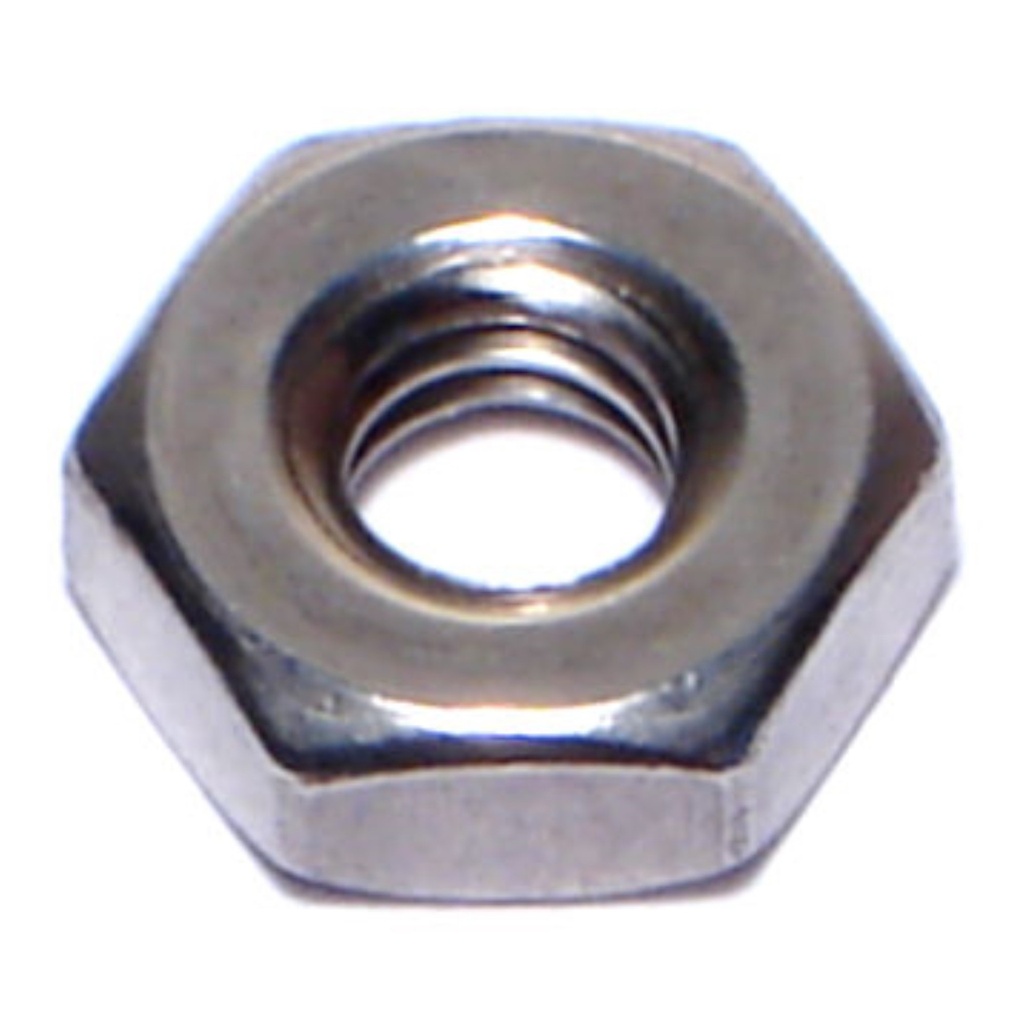12-24 Hex MS Nut SS