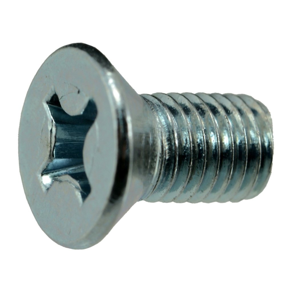 1/4-28 x 1/2 Ph Flat Mach Zn
