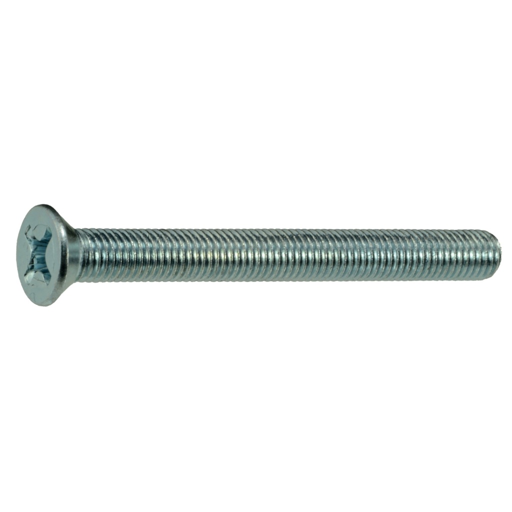 1/4-28 x 2-1/2 Ph Flat Mach Zn