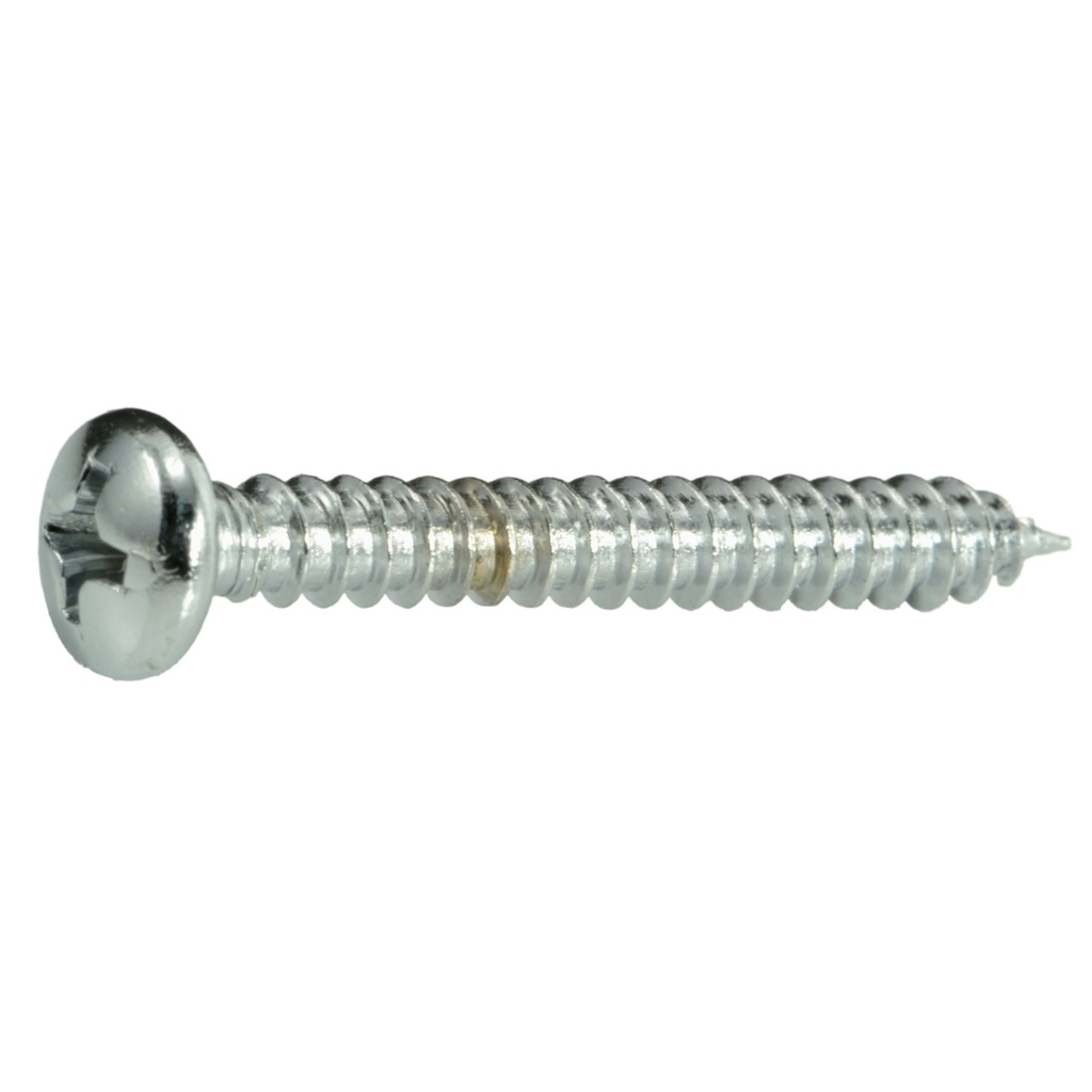 8 x 1-1/4 Ph Pn SMS Chrome