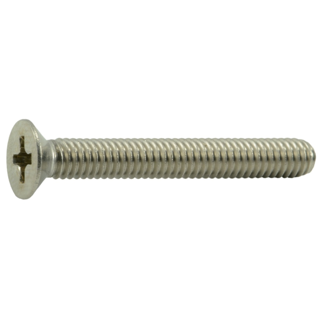 4mm-.7 x 30mm Ph Flat Mach SS