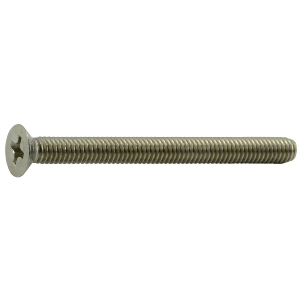 4mm-.7 x 45mm Ph Flat Mach SS