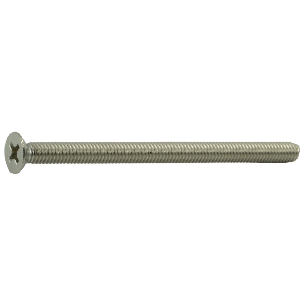 4mm-.7 x 60mm Ph Flat Mach SS