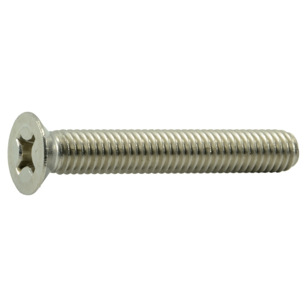6mm-1.0 x 40mm Ph Flat Mach SS