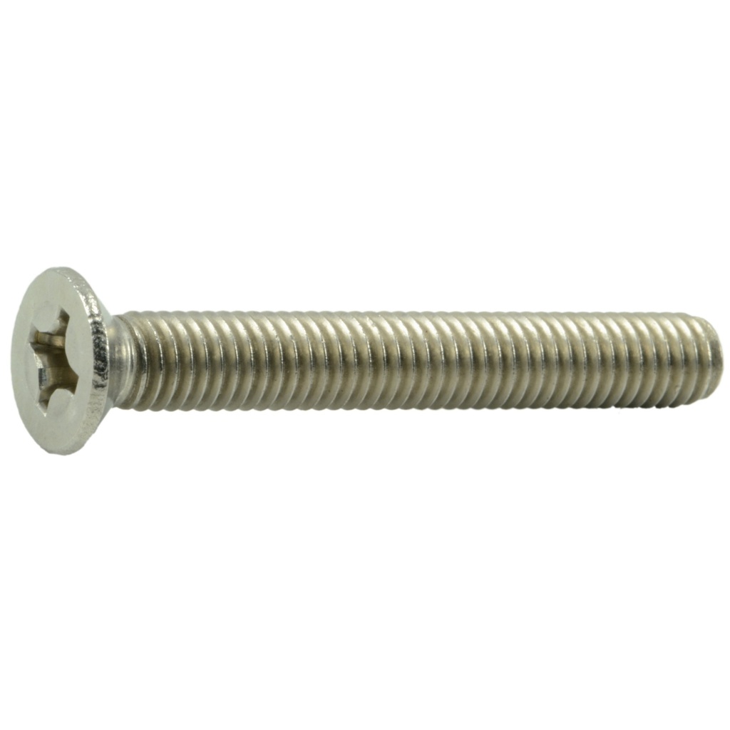 6mm-1.0 x 45mm Ph Flat Mach SS