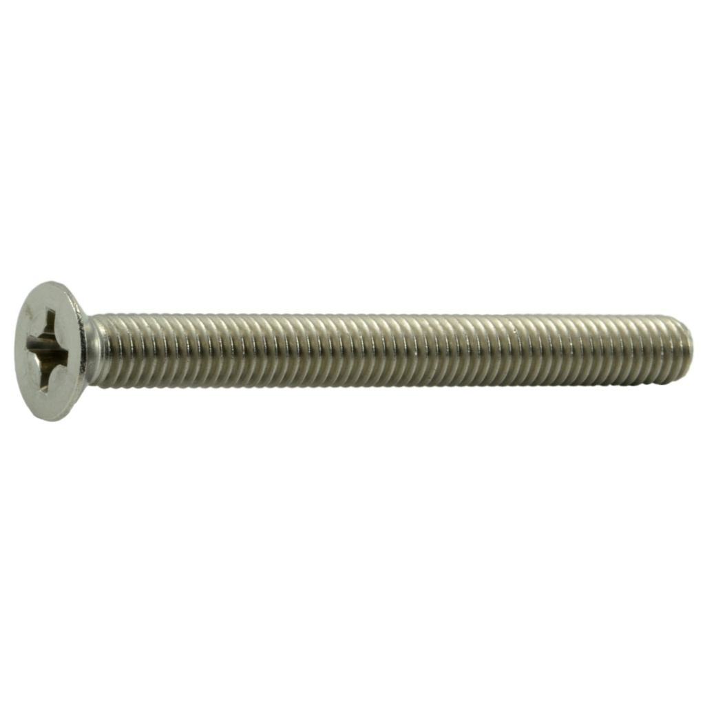 6mm-1.0 x 60mm Ph Flat Mach SS