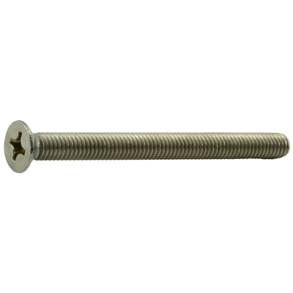6mm-1.0 x 70mm Ph Flat Mach SS
